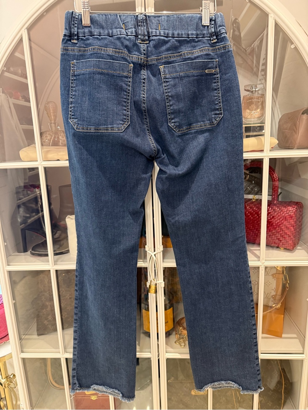 BEVY FLOG Mid Blue Wide-Leg Jeans - Picture 3 of 4